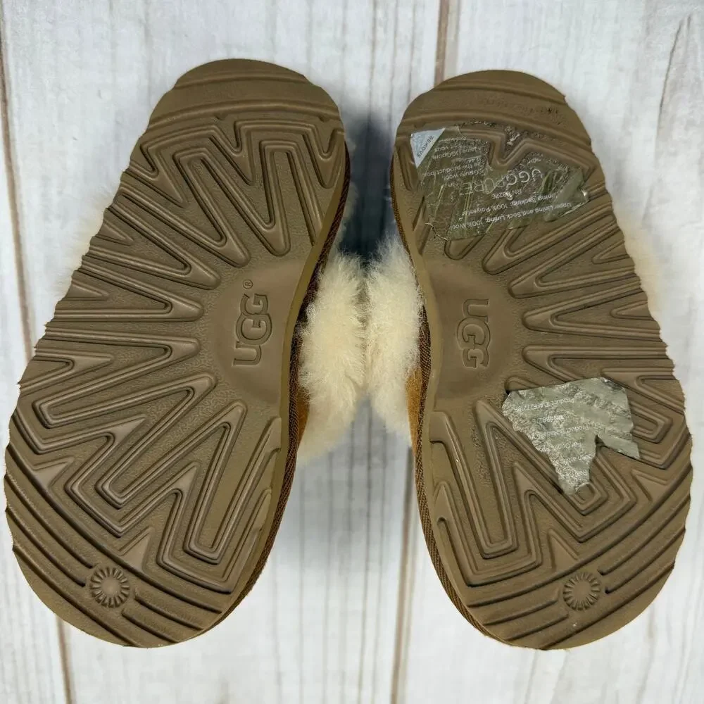 UGG Kids Cozy II Suede Leather Slippers‎ 10C